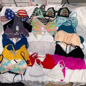 Bundle of 18 Swimsuit Tops